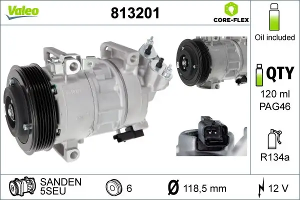 VALEO 813201 Klima Kompresörü resmi