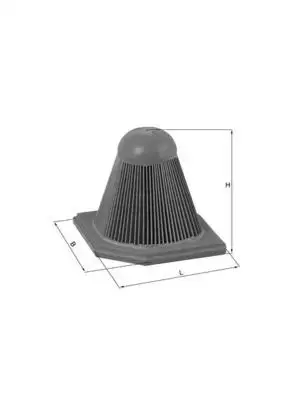 MAHLE LX1892 Hava Filtresi 13717713428 resmi