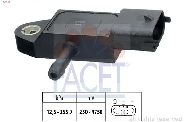 FACET 10.3122 MAP Sensörü resmi