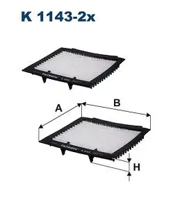 FILTRON K1143-2X Polen Filtresi LR030219 resmi