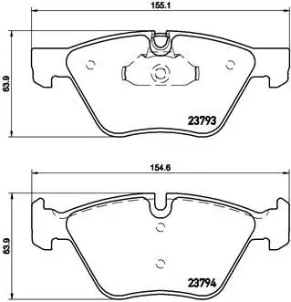 BREMBO P06057 Ön Fren Balatası resmi