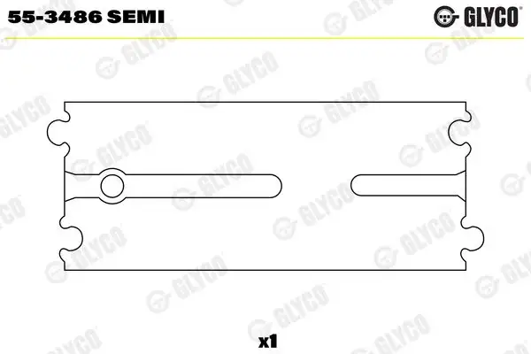 GLYCO 55-3486-SEMI Piston Kol Burcu 51024051011 resmi