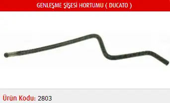 MASTER M2803 Yedek Su Deposu Hortumu 1314340080 resmi