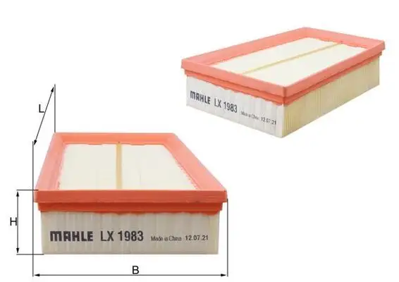 MAHLE LX1983 Hava Filtresi resmi