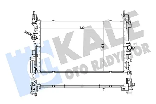 KALE 357260 Radyatör resmi