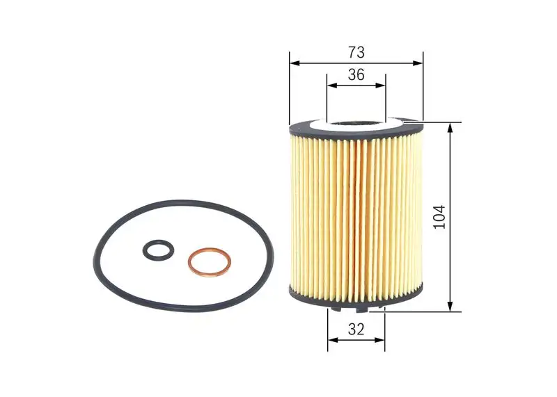 BOSCH F026407010 Yağ Filtresi 11427511161 resmi