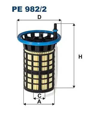 FILTRON PE982/2 Yakıt Filtresi resmi