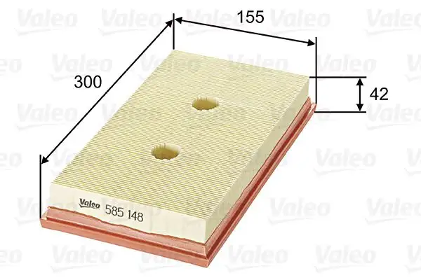 VALEO 585148 Hava Filtresi 3C129620B resmi