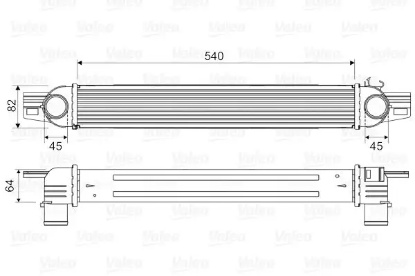 VALEO 818545 Turbo Radyatörü 51790623 resmi