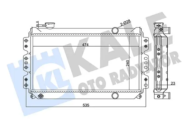 KALE 348420 Radyatör 1770085200 resmi