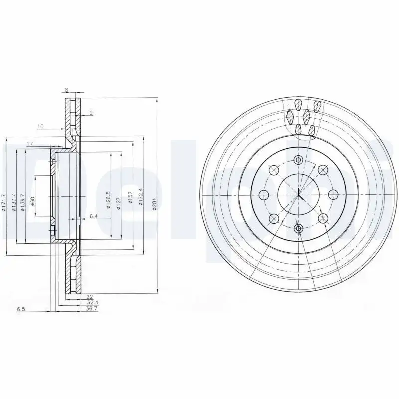 DELPHI BG3944 Ön Fren Diski resmi