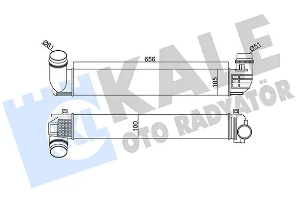 KALE 345105 Turbo Radyatörü 144969107R resmi