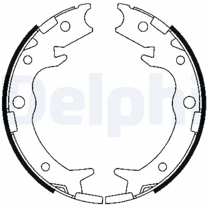 DELPHI LS1900 Arka Fren Balatası resmi