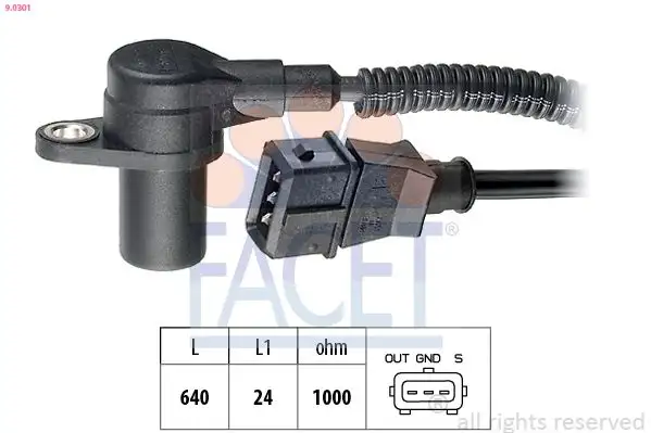 FACET 9.0301 Krank Sensörü 5001848541 resmi
