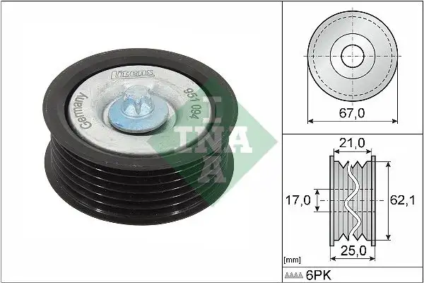 INA 532062910 Alternatör Gergi Rulmanı A1562020019 resmi