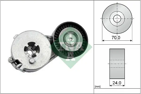 INA 534033310 Kayış Gergi Kütüğü 06H903133G resmi