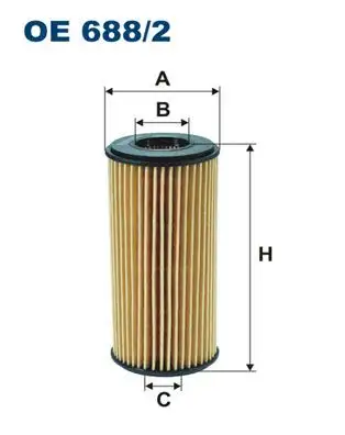 FILTRON OE688/2 Yağ Filtresi resmi