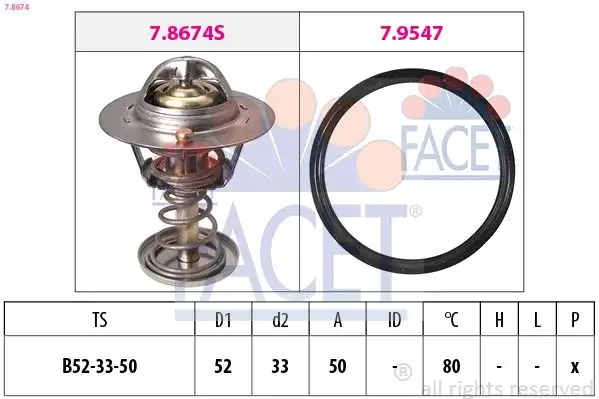 FACET 7.8674 Termostat resmi