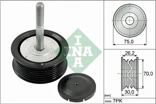INA 532079210 Alternatör Gergi Rulmanı 95510211910 resmi