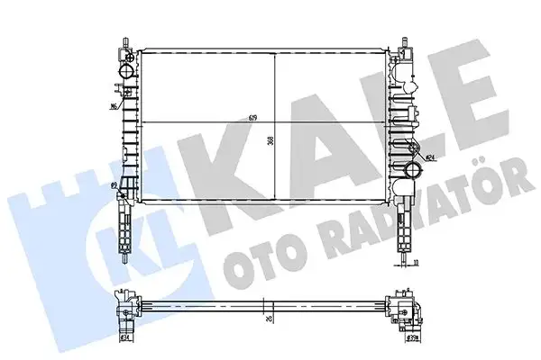 KALE 361545 Radyatör resmi