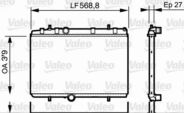 VALEO 734338 Radyatör resmi