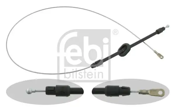 FEBI 26730 El Fren Halatı (Ön) A9064202885 resmi