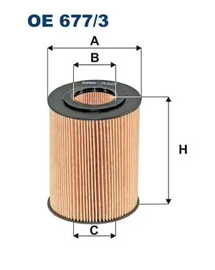 FILTRON OE677/3 Yağ Filtresi resmi