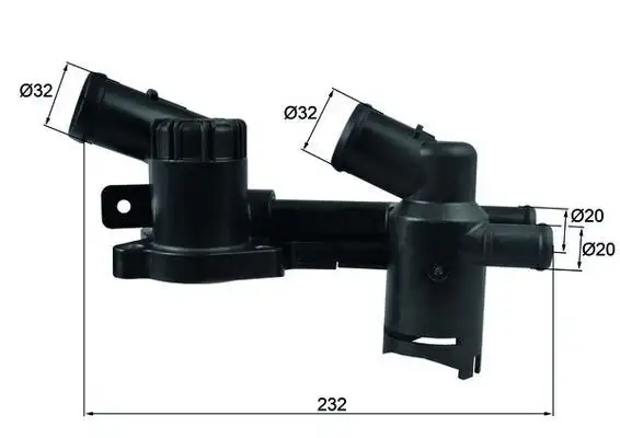 MAHLE TH52 Termostat 03F121111A resmi