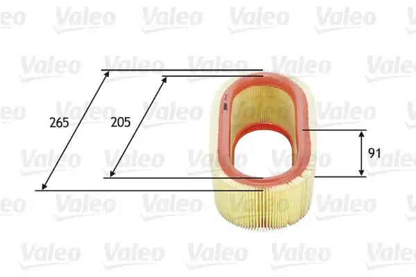 VALEO 585647 Hava Filtresi resmi