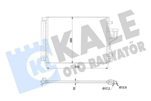 KALE 345420 Klima Radyatörü 976062S001 resmi