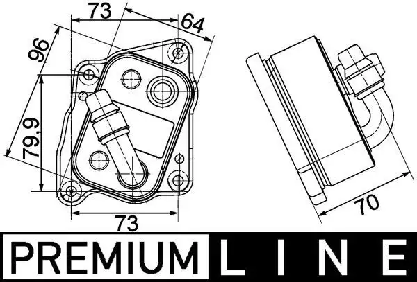 MAHLE CLC107000P Motor Yağ Soğutucu 11427508967 resmi
