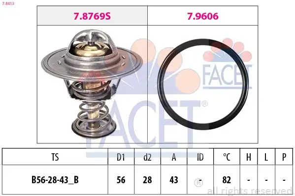 FACET 7.8413 Termostat 2551042541 resmi