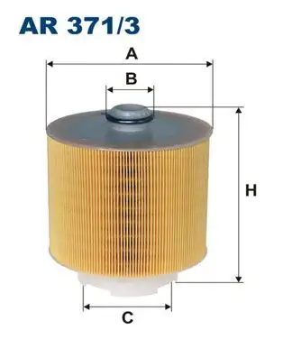 FILTRON AR371/3 Hava Filtresi 4F0133843 resmi