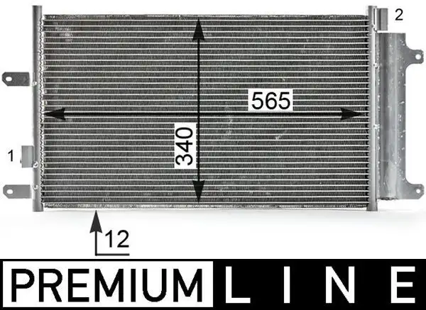 MAHLE AC808000P Klima Radyatörü 504256333 resmi