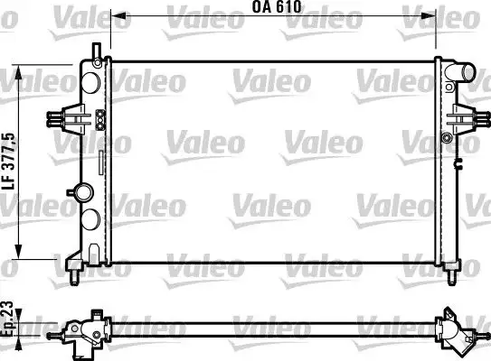 VALEO 732729 Radyatör resmi