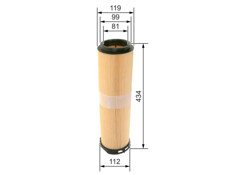BOSCH 1457433333 Hava Filtresi A6110940204 resmi