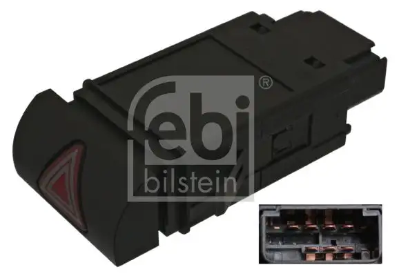 FEBI 100405 Dörtlü Flaşör Düğmesi 6K095323581H resmi