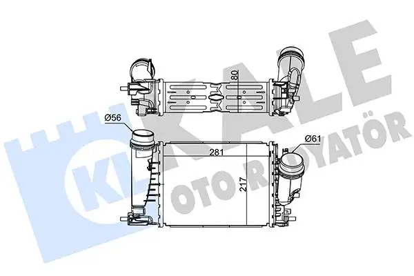 KALE 352250 Turbo Radyatörü 144969690R resmi