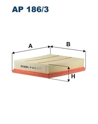 FILTRON AP186/3 Hava Filtresi DS739601BA resmi