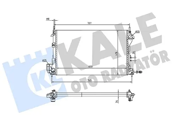 KALE 363575 Radyatör resmi