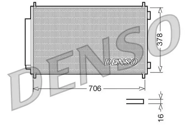 DENSO DCN40002 Klima Radyatörü resmi