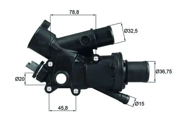 MAHLE TH4383 Termostat resmi
