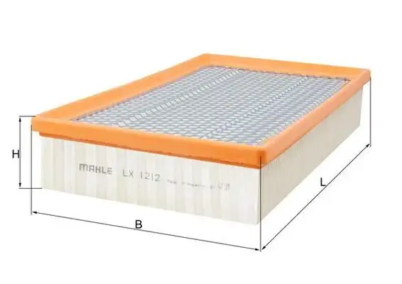 MAHLE LX1212 Hava Filtresi 13717514832 resmi