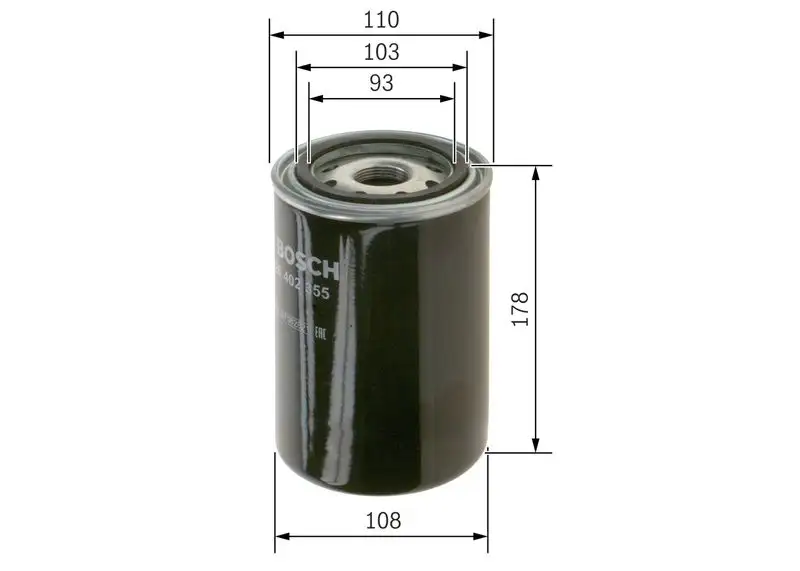 BOSCH 0451301207 Yağ Filtresi resmi