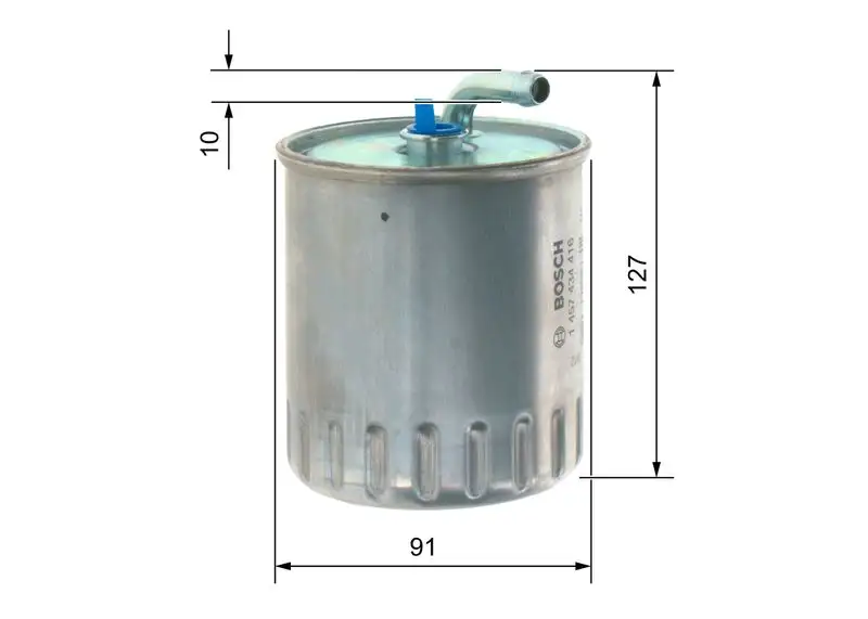 BOSCH 1457434416 Yakıt Filtresi resmi