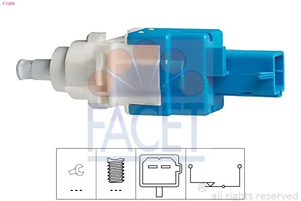 FACET 7.1209 Debriyaj Pedal Müşiri 51742745 resmi
