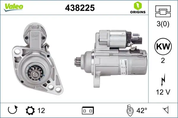 VALEO 438225 Marş Motoru resmi