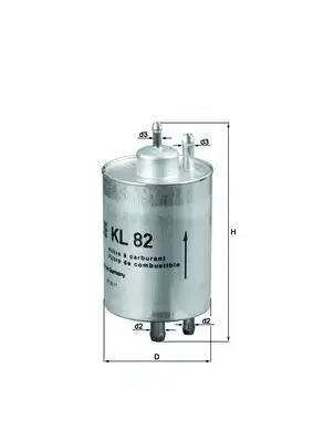MAHLE KL82 Yakıt Filtresi resmi