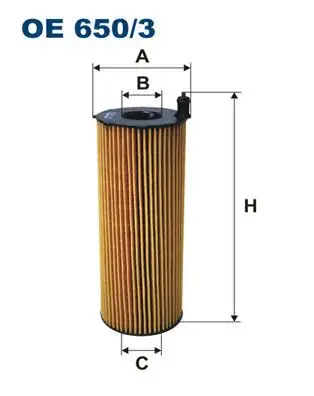 FILTRON OE650/3 Yağ Filtresi 057115561L resmi