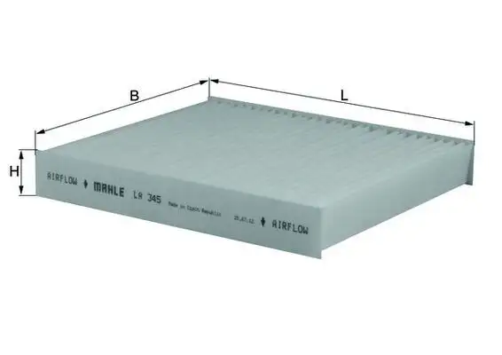 MAHLE LA345 Polen Filtresi resmi